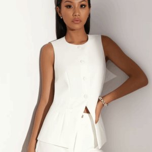 Elegant Single-Breasted Vest