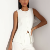 Elegant Single-Breasted Shorts