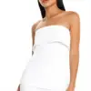 Solid Color Backless T-Shirt