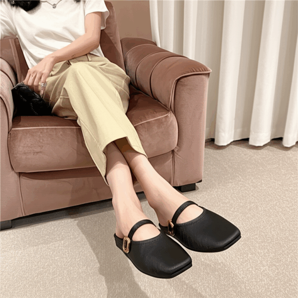 Closed-Toe Slip-On Mules