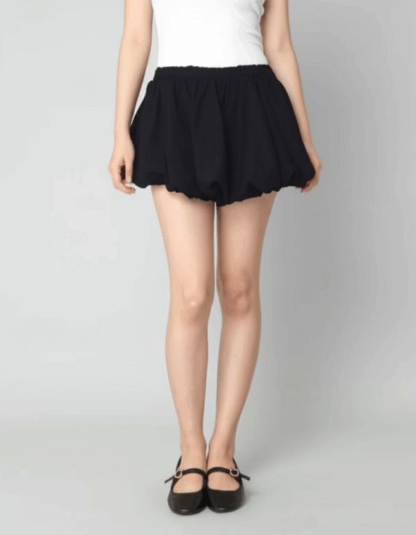 Versatile Bubble Hem Skirt