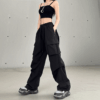 [BM013] American-Style Wide-Leg Cargo Pants