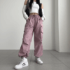 [BM013] American-Style Wide-Leg Cargo Pants