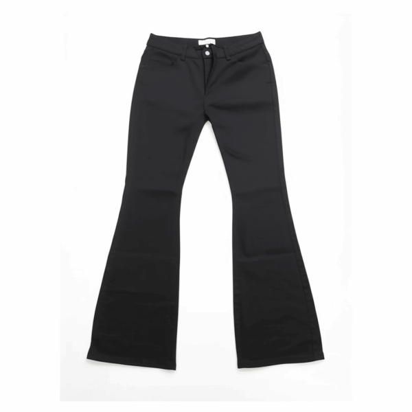 [BM003] High-Waisted Stretch Skinny Fit Flared Pants for a Slimming Look