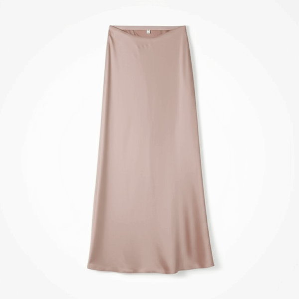 [BM008] Satin Midi Skirt