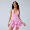 Deep V-Neck Bodycon Spaghetti Strap Dress