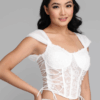 Soft-Girl Corset Boned Top