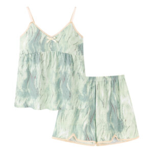 [DC002] Pure and Elegant Floral Sleeveless Loungewear