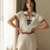 [DC008] Korean-Style Knitted Skirt Set