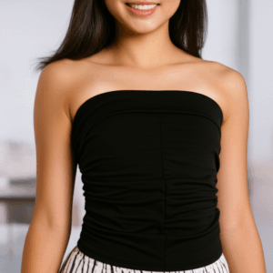 [TP015] Ruffled Trim Cami Top