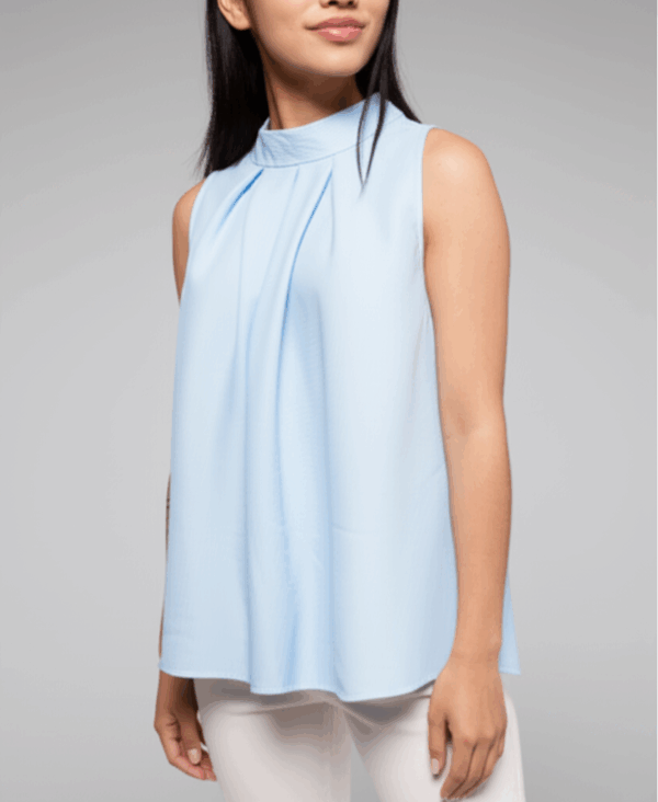 [TP021] Sleeveless Ruched Halter Top