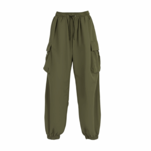 [BM013] American-Style Wide-Leg Cargo Pants