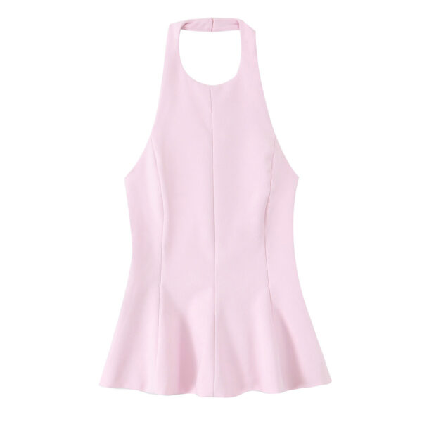 [TP018] Stretch Halter Neck Top