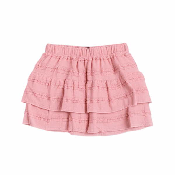 [BM015] Ballet-Inspired Lace Trim Tulle Skirt