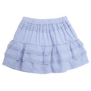 [BM015] Ballet-Inspired Lace Trim Tulle Skirt