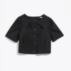 [TP023] Leopard Print Puff Sleeve Blouse