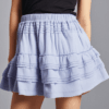 [BM015] Ballet-Inspired Lace Trim Tulle Skirt