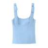 [TP027] Stretch Top with Bow Detail