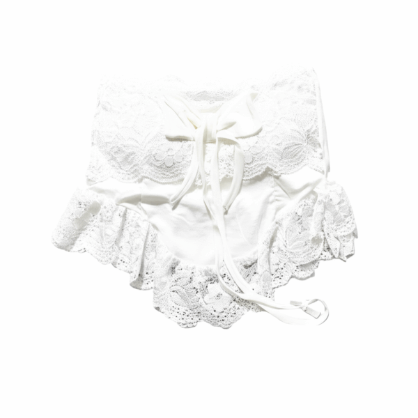 [TP034] Lace Camisole Top with Bow Detail