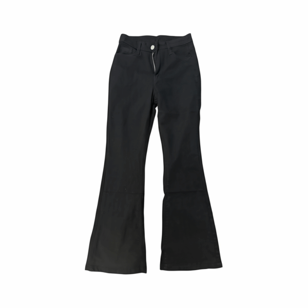 [BM018] High-Waisted Slim Flared Pants