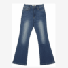 [BM018] High-Waisted Slim Flared Pants