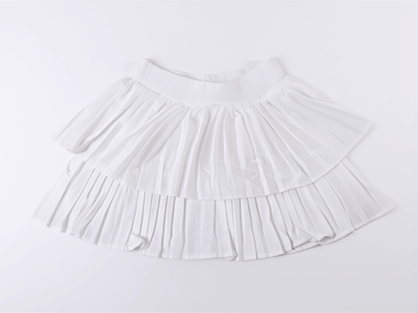 [BM017] Ballet-Inspired Pleated Tiered Skirt