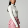 [BM017] Ballet-Inspired Pleated Tiered Skirt