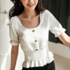 [TP032] Essential Knit Short-Sleeve Tee
