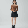 [TP036] Slim-Fit Off-Shoulder Long-Sleeve Tee