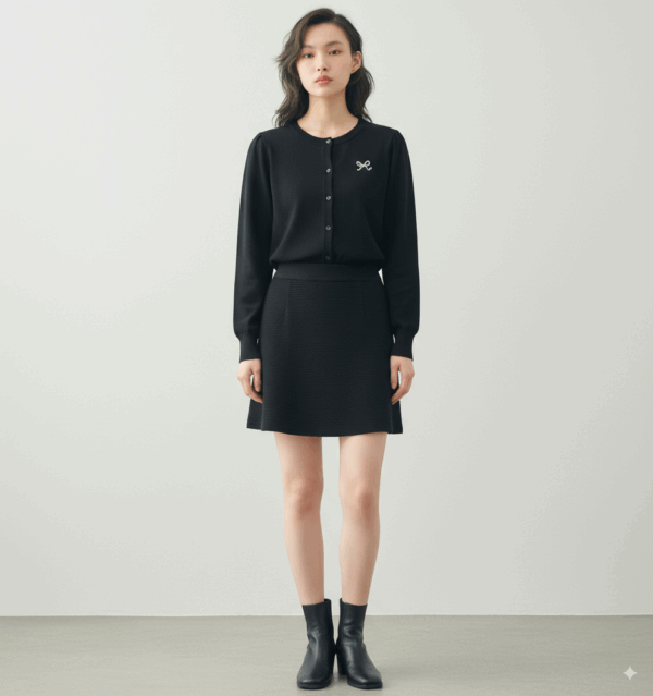 [TP037] Lightweight Embroidered Knit Sweater