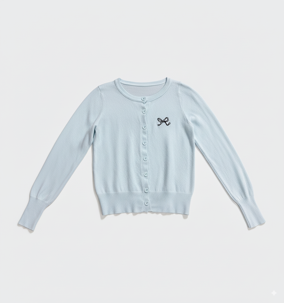 [TP037] Lightweight Embroidered Knit Sweater
