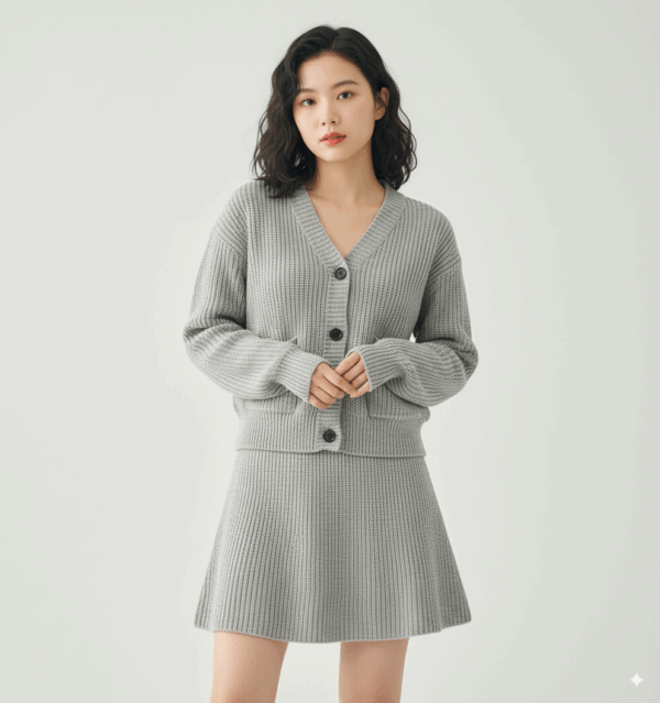 [TP038] Japanese-Style Knit Cardigan