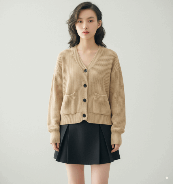[TP038] Japanese-Style Knit Cardigan