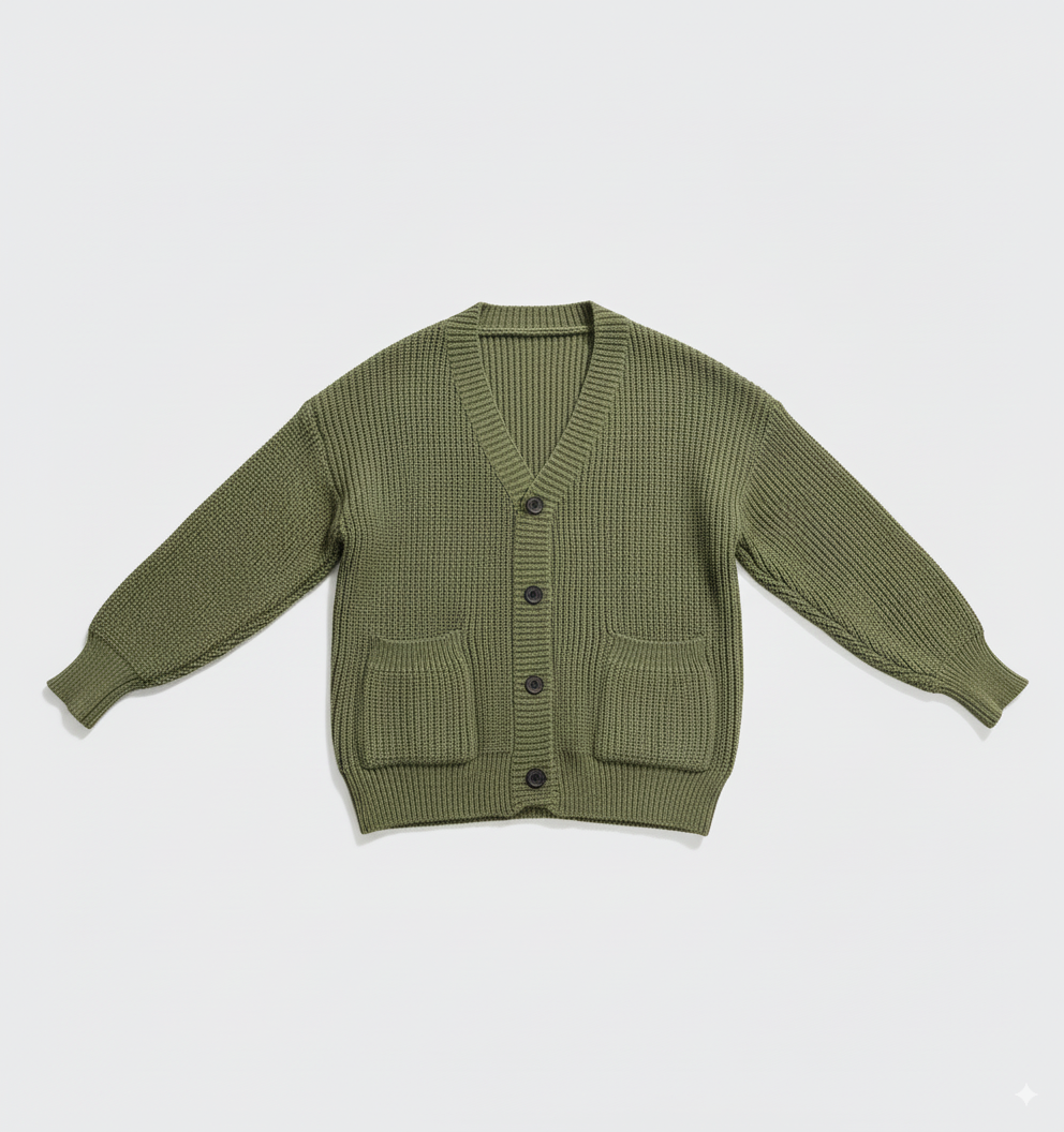 [TP038] Japanese-Style Knit Cardigan