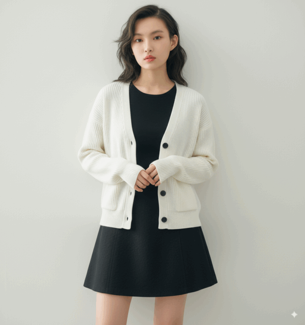 [TP038] Japanese-Style Knit Cardigan