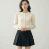 [TP039] Bow-Detail Parisian-Style Knit Sweater