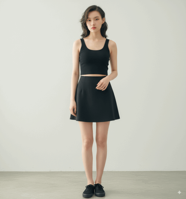 [TP041] Ribbed Knit Cami Top