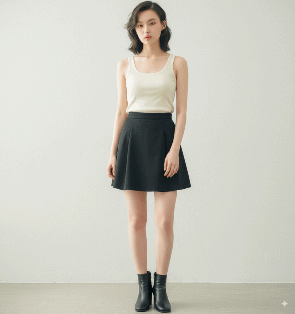 [TP041] Ribbed Knit Cami Top
