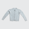 [TP042] Korean-Style Beaded Floral Knit Sweater