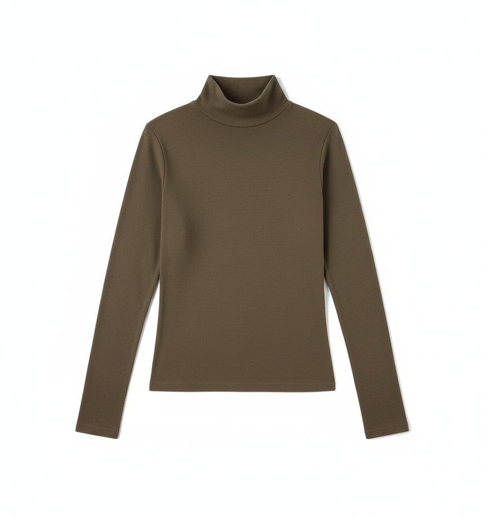 [TP044] Half-Turtleneck Cashmere Base Layer