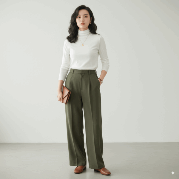 [TP044] Half-Turtleneck Cashmere Base Layer