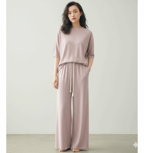 [BM022] Faux Cashmere Knit Pants