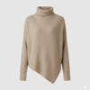 [TP045] Cozy Asymmetrical High-Neck Sweater