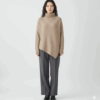 [TP045] Cozy Asymmetrical High-Neck Sweater