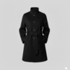 [TP046] Stand-Collar Wool Coat