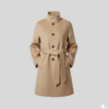 [TP046] Stand-Collar Wool Coat