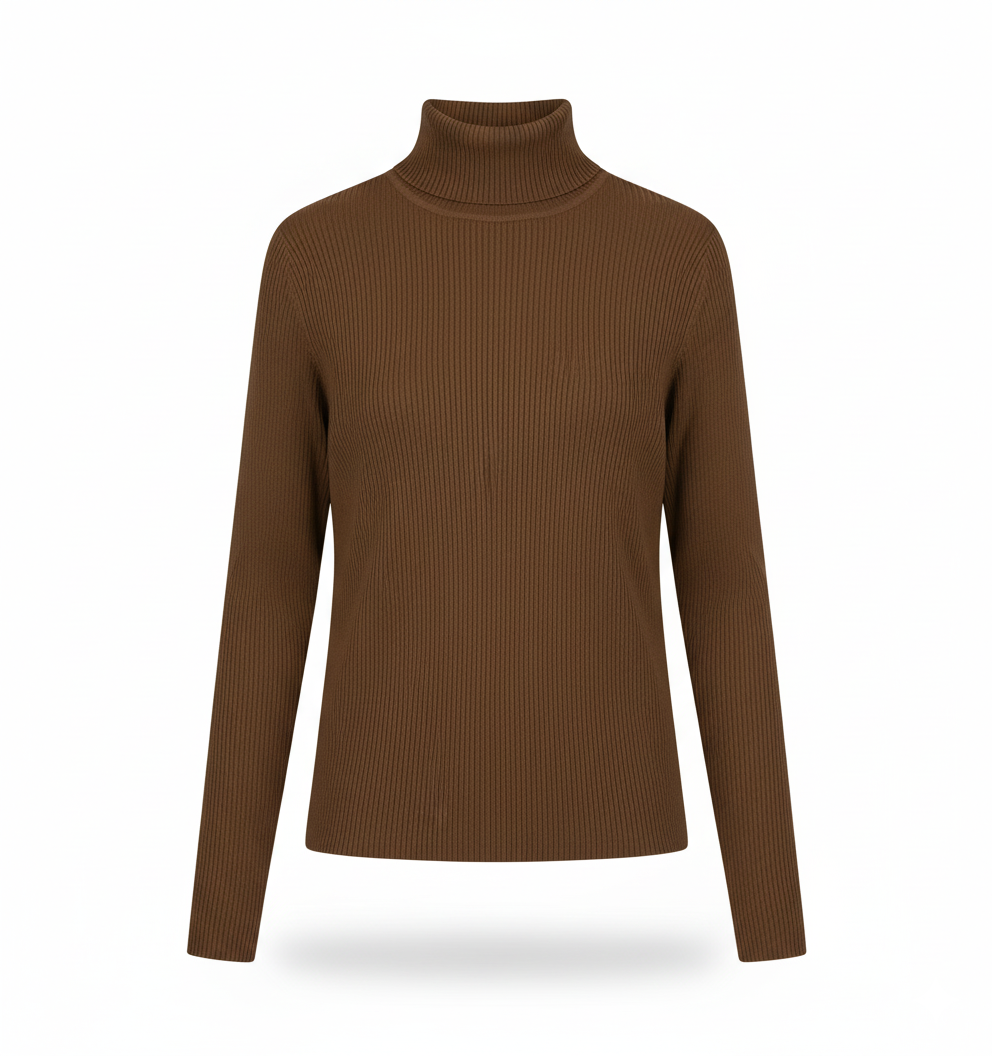 [TP049] High-Neck Knit Sweater