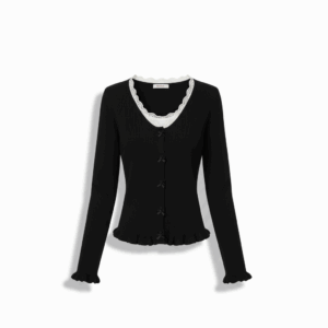 [TP051] Faux Two-Piece Bow Tie Top