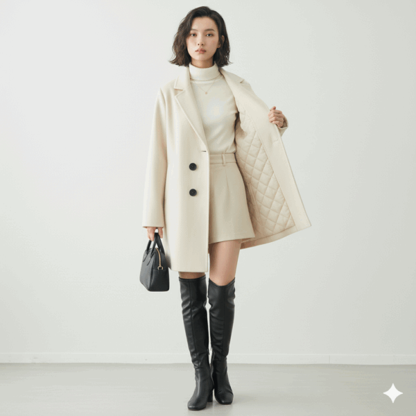 [TP054] Oversized Thick Woolen Coat