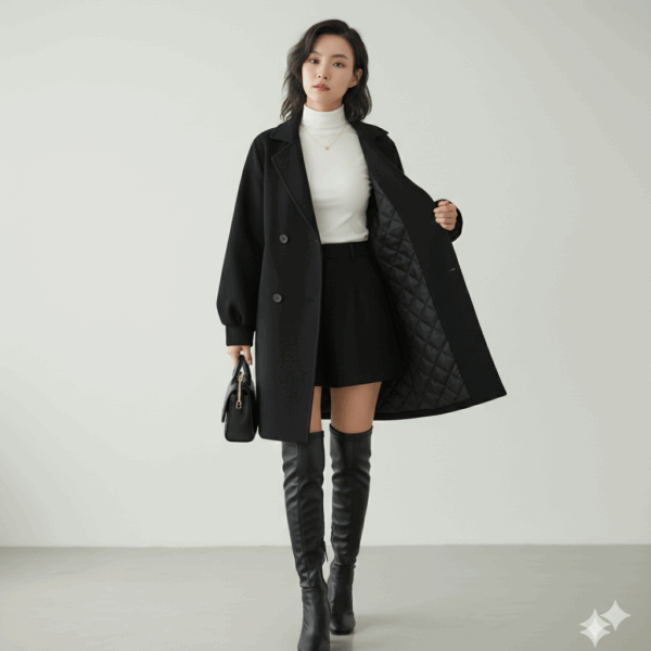 [TP054] Oversized Thick Woolen Coat